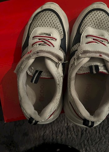 Beyaz Gri Erkek Çocuk Spor Ayakkabı - Görsel 6