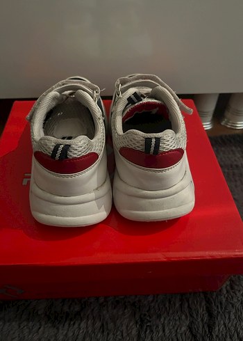 Beyaz Gri Erkek Çocuk Spor Ayakkabı - Görsel 4