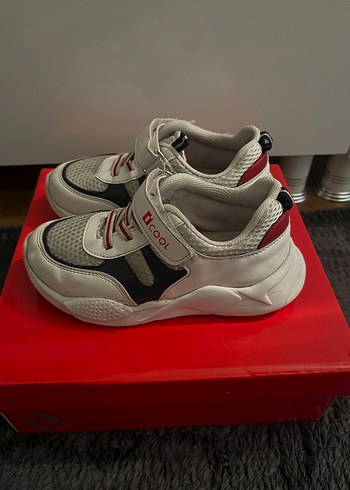 Beyaz Gri Erkek Çocuk Spor Ayakkabı - Görsel 3