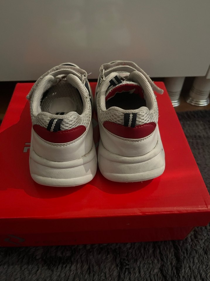 Beyaz Gri Erkek Çocuk Spor Ayakkabı - Görsel 4