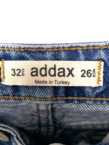 32 Beden lacivert Renk Addax Jean / Kot %70 İndirimli.