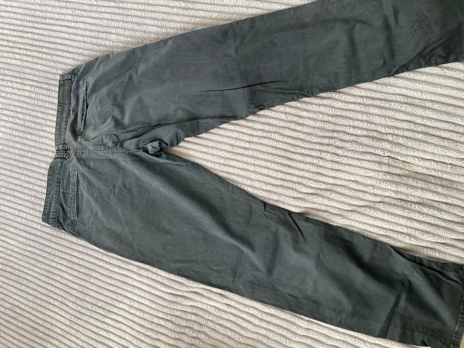 Gri Erkek Kot Pantolon Rahat Kesim - Görsel 5