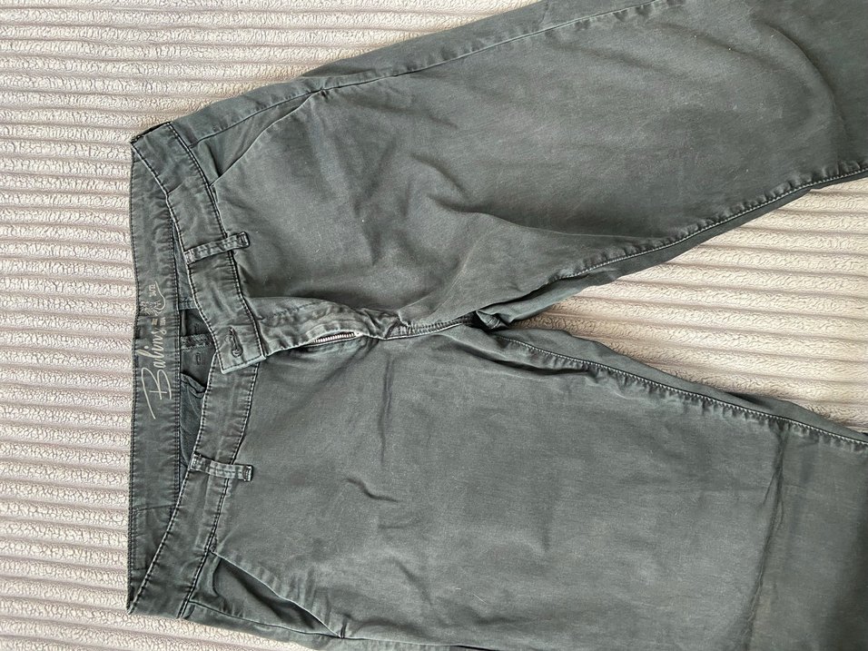 Gri Erkek Kot Pantolon Rahat Kesim - Görsel 2