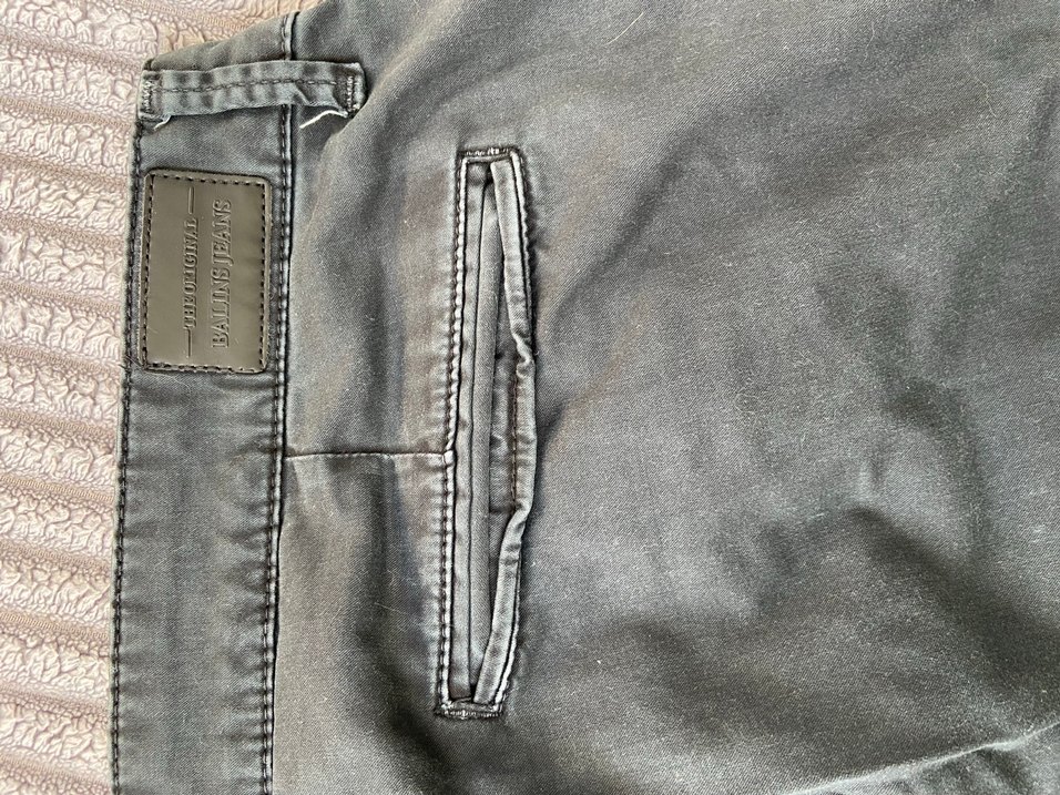 Gri Erkek Kot Pantolon Rahat Kesim - Görsel 4