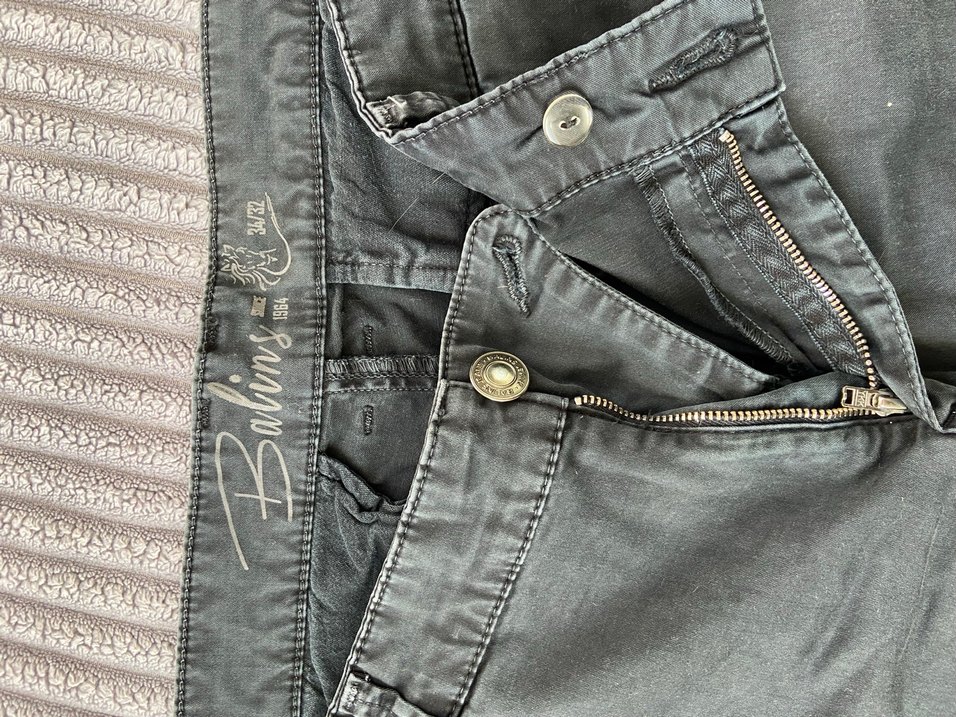 Gri Erkek Kot Pantolon Rahat Kesim - Görsel 3