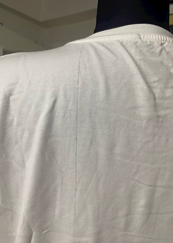 Şeffaf Beyaz Hamile Spor Tişörtü - Görsel 5