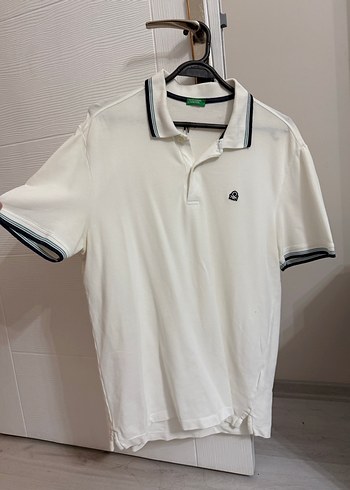 Erkek Beyaz Polo Tişört - Görsel 3