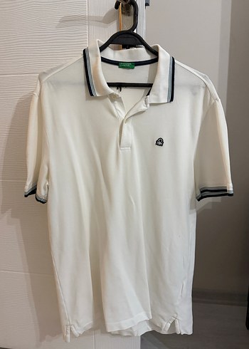 Erkek Beyaz Polo Tişört - Görsel 2