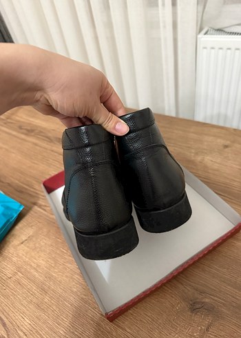 Siyah Erkek Deri Bot - Görsel 2