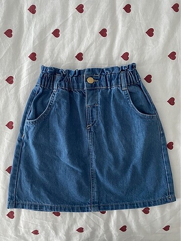 9 Yaş Beden lacivert Renk Lc Waikiki Kız Çocuk Kot Etek