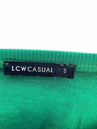 s Beden yeşil Renk LC Waikiki Sweatshirt %70 İndirimli.