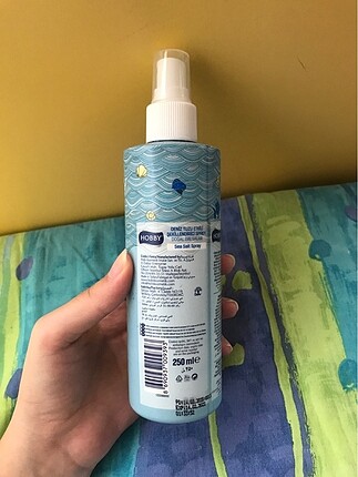 Hobby deniz tuzu etkili doğal dalgalar yaratan saç spreyi