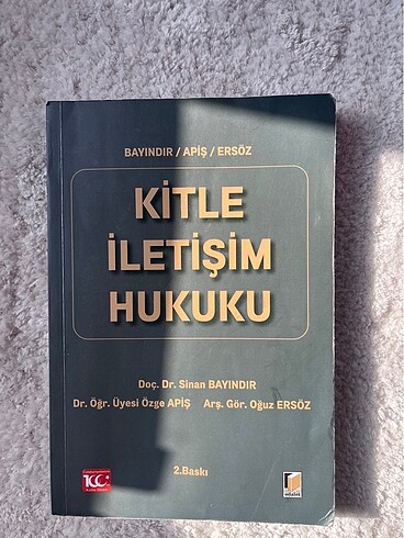 Kitle İletişim Hukuku Kitap