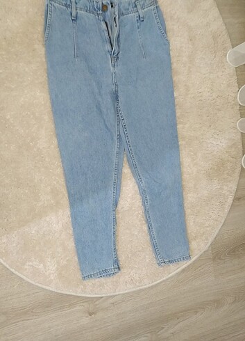 Buz mavisi mom jeans 