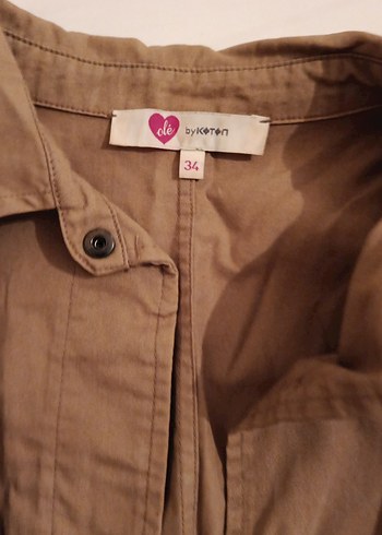 Düğmeli Kahverengi Midi Streetwear Ceket - Görsel 3