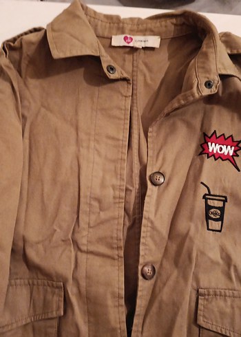 Düğmeli Kahverengi Midi Streetwear Ceket - Görsel 2