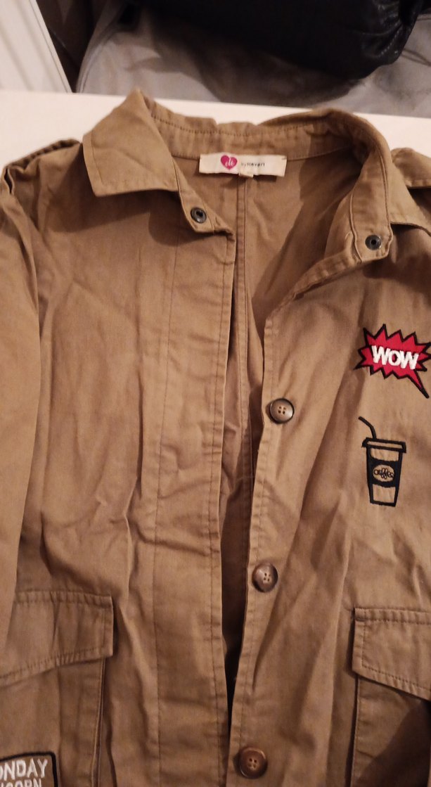 Düğmeli Kahverengi Midi Streetwear Ceket - Görsel 2