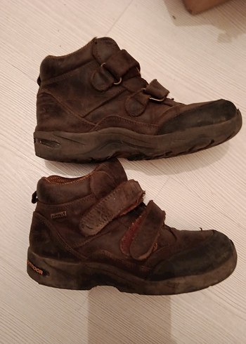 Kahverengi Deri Erkek Çocuk Botları Tokalı - Görsel 2