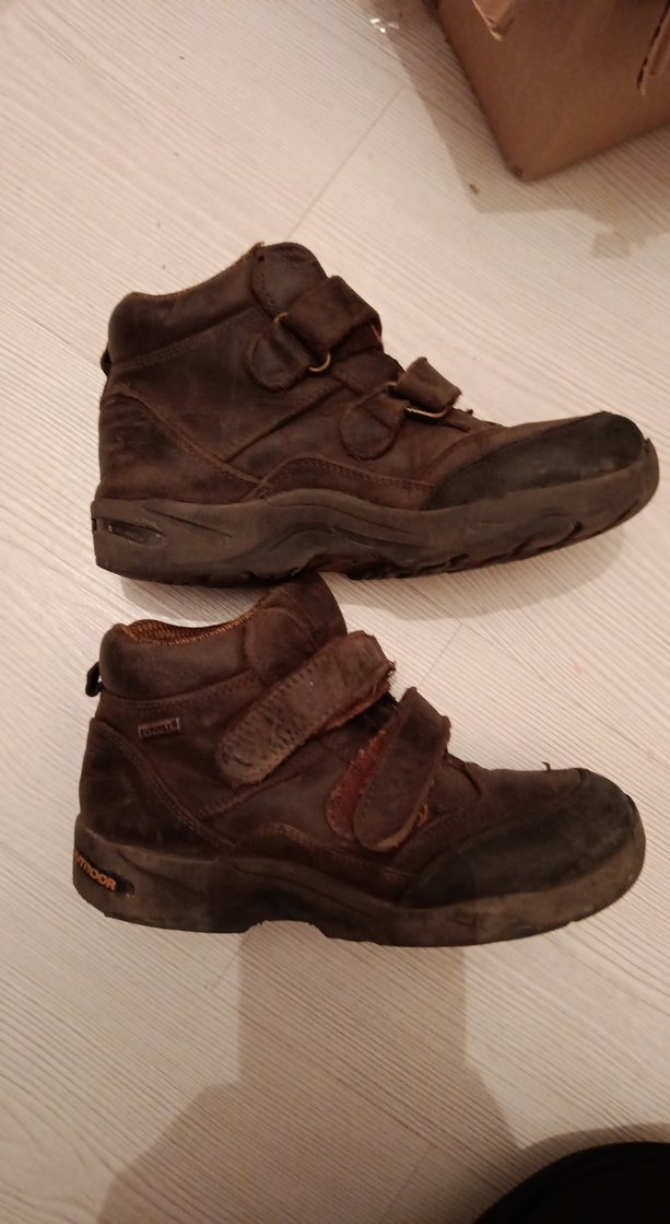 Kahverengi Deri Erkek Çocuk Botları Tokalı - Görsel 2