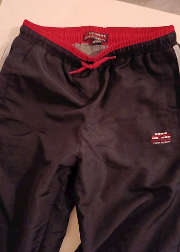 Erkek Siyah Rahat Kesim Fermuarlı Eşofman Altı - Görsel 2