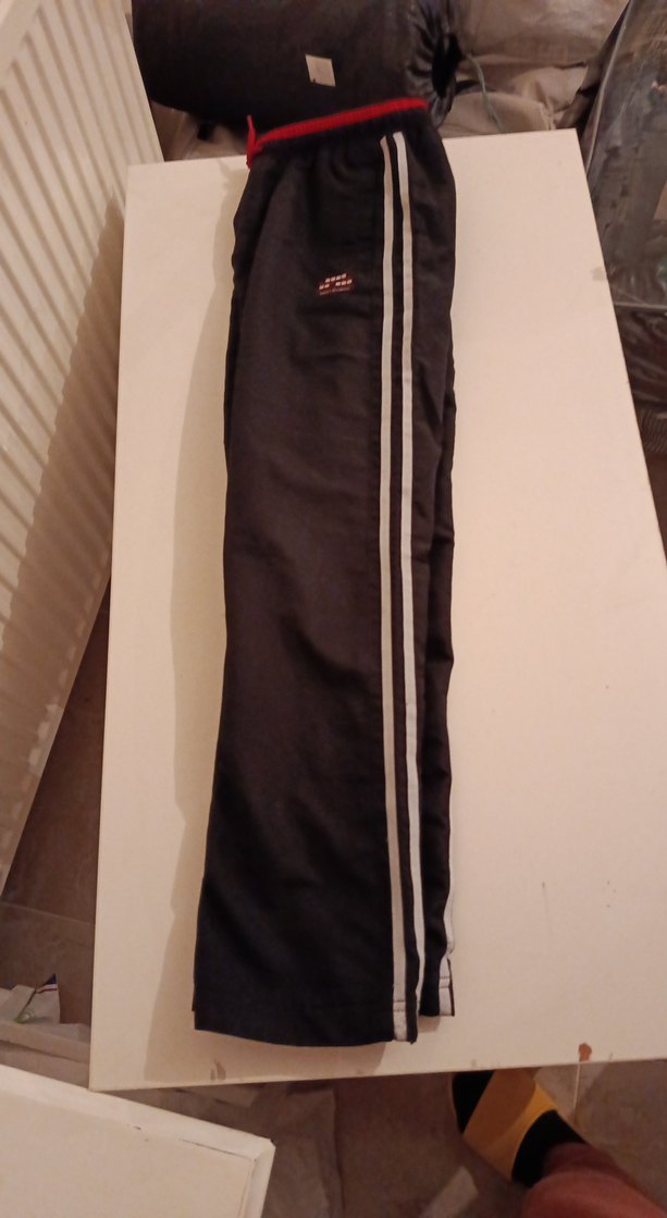 Erkek Siyah Rahat Kesim Fermuarlı Eşofman Altı - Görsel 4