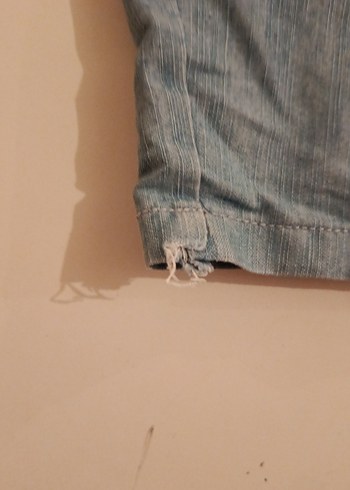 Gri Baskılı Bol Kesim Erkek Kot Pantolon - Görsel 6