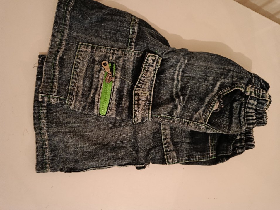 Erkek Çocuk Koyu Kahverengi Nakışlı Kot Pantolon - Görsel 5