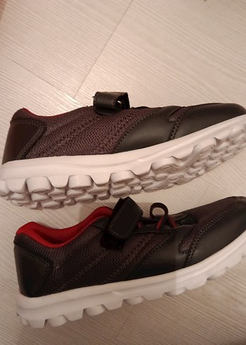 Cırt Cırtlı Gri Erkek Çocuk Spor Ayakkabı - Görsel 2