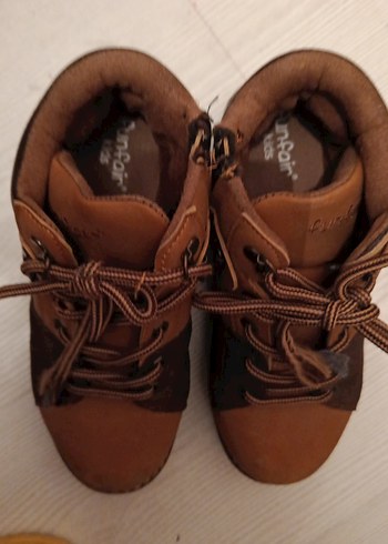 Kahverengi Deri Erkek Çocuk Botu - Görsel 2