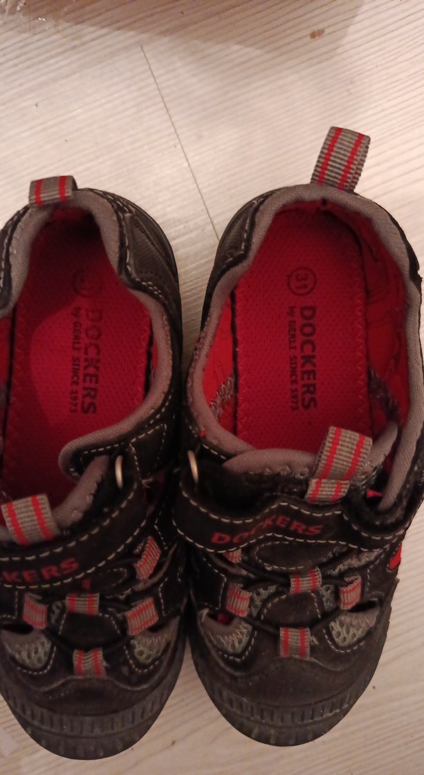 Kızıl Siyah Rock Punk Kaydıraklar - Görsel 2