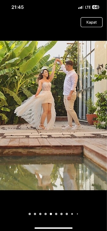 Alfabeta beyaz abiye - Görsel 3