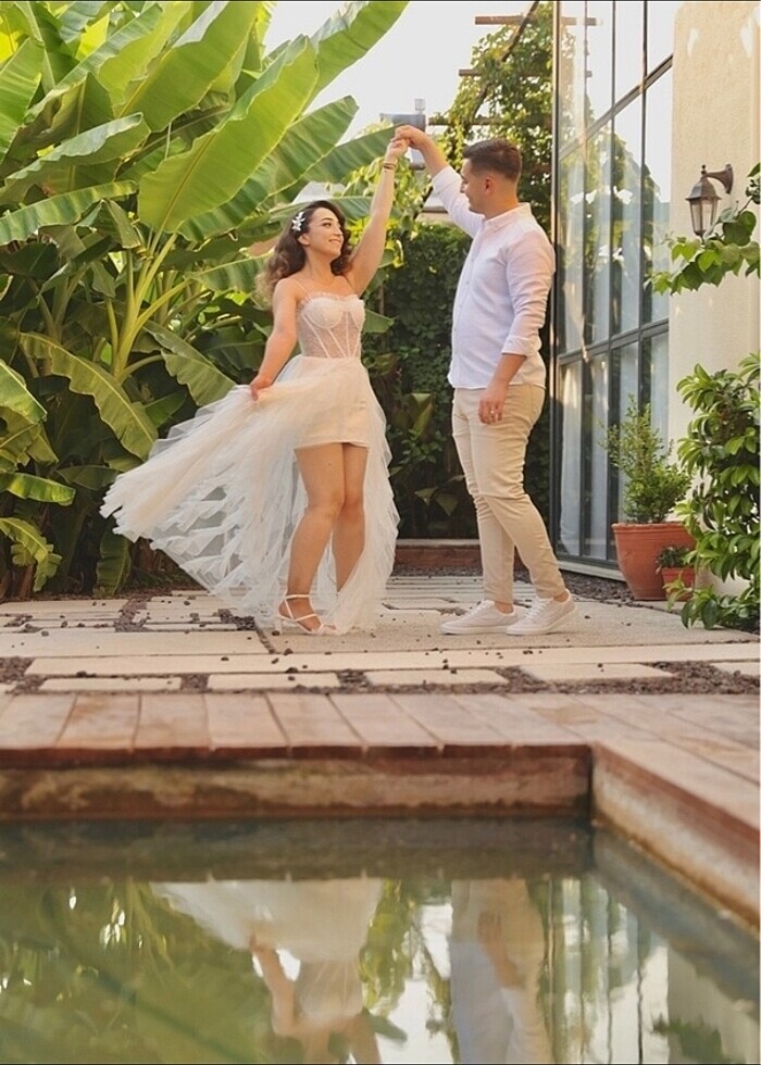 Alfabeta beyaz abiye - Görsel 3