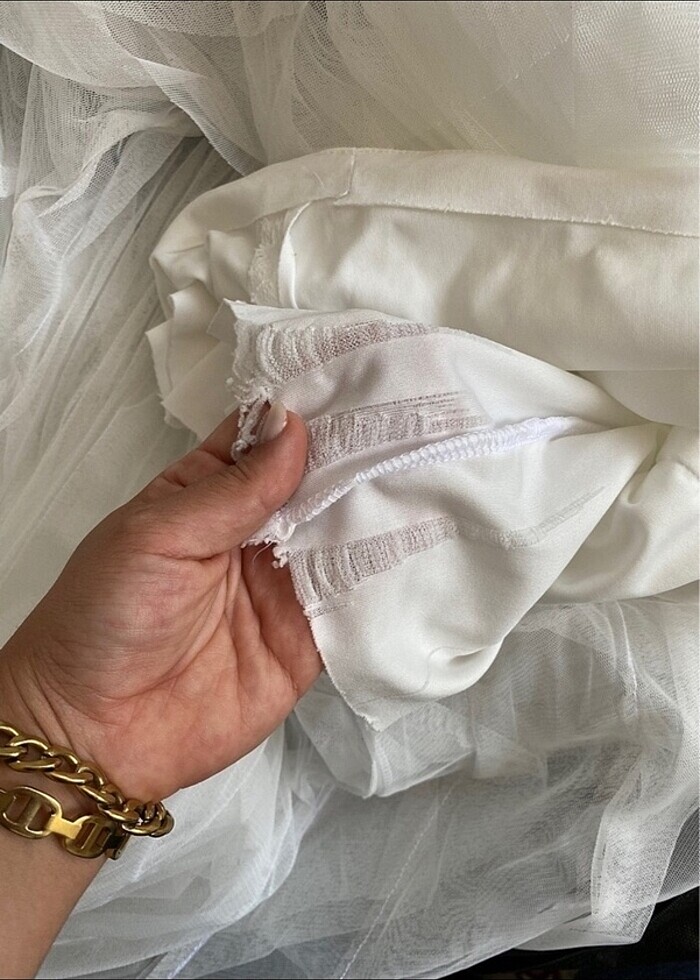 Alfabeta beyaz abiye - Görsel 4