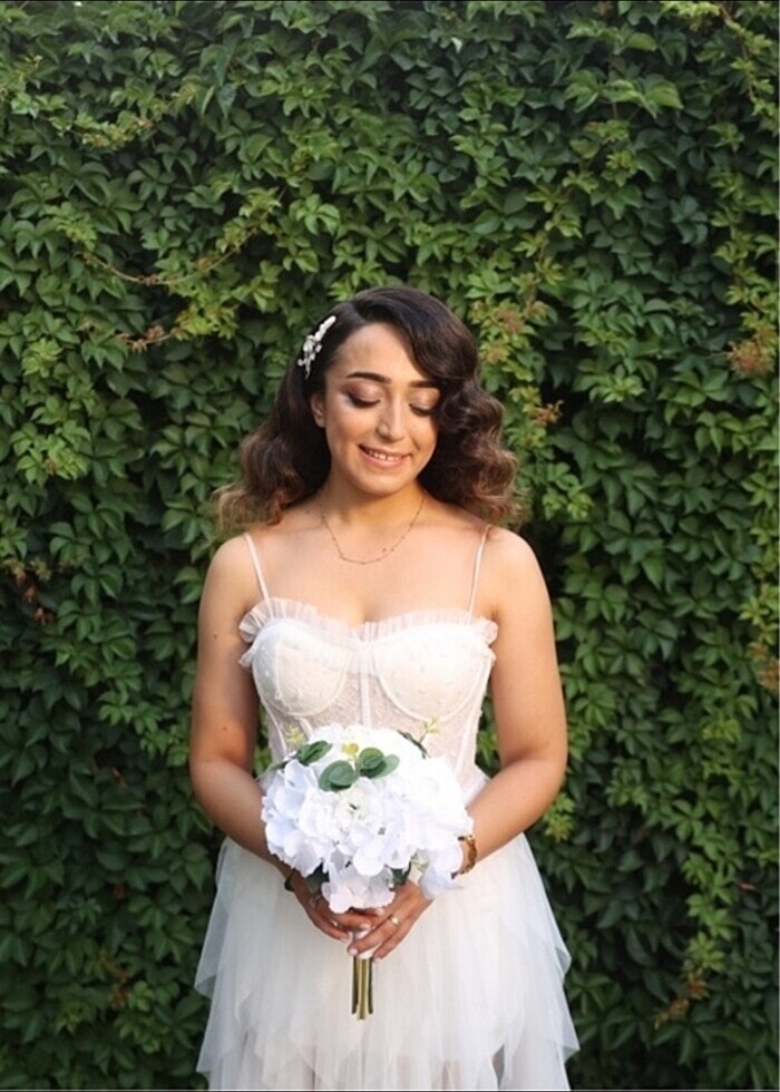 Alfabeta beyaz abiye - Görsel 5