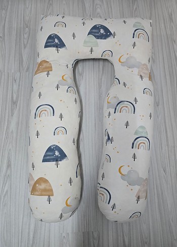 Desenli Çok Bölge Destekli Hamile ve Emzirme Yastığı - Görsel 5