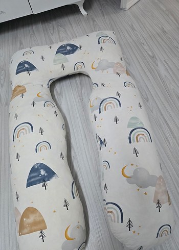 Desenli Çok Bölge Destekli Hamile ve Emzirme Yastığı - Görsel 6