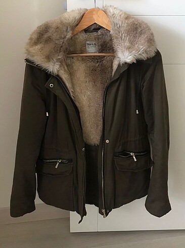 Zara Zara içi kürklü parka