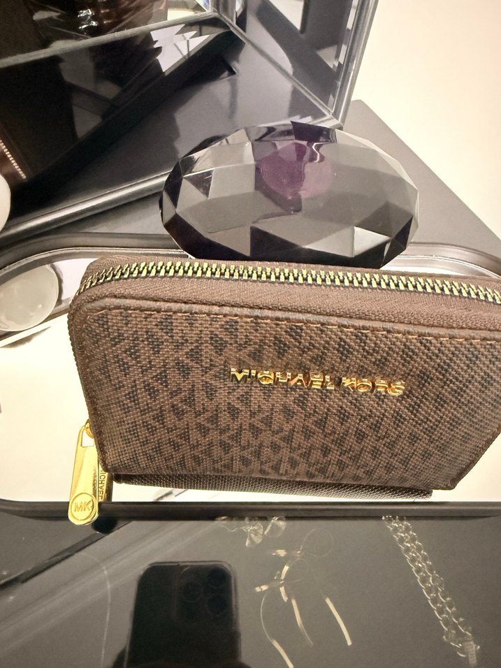 Michael Kors Kahverengi Deri Kadın Cüzdan - Görsel 2