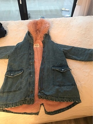 Zara çocuk mont tüylü