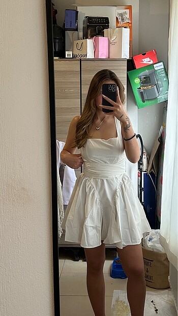 xs Beden beyaz Renk Lesequence elbise