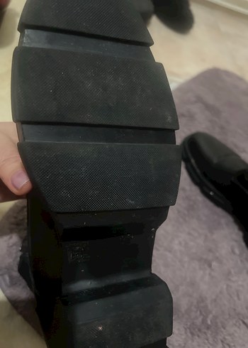 Siyah Deri Erkek Bot - Görsel 4