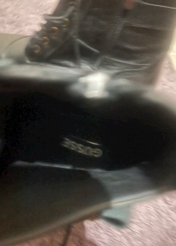 Siyah Deri Erkek Bot - Görsel 3