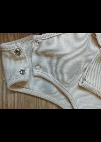 Bej Bebek Çıtçıtlı Body - Görsel 5