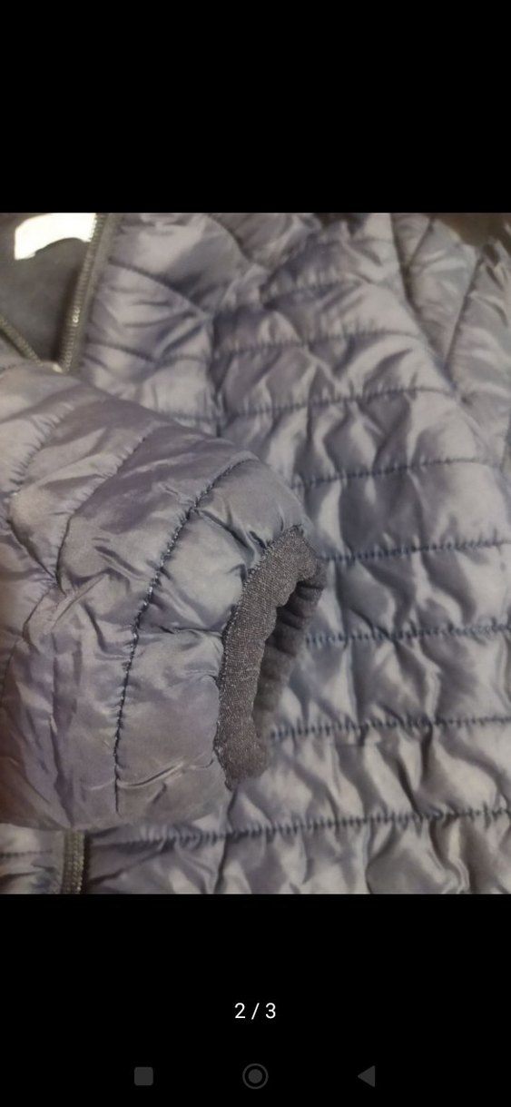 Kapüşonlu Lacivert Erkek Çocuk Mont - Görsel 2