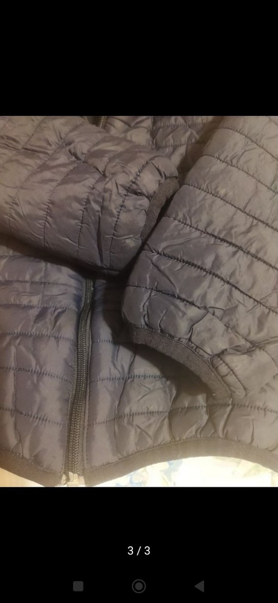 Kapüşonlu Lacivert Erkek Çocuk Mont - Görsel 3