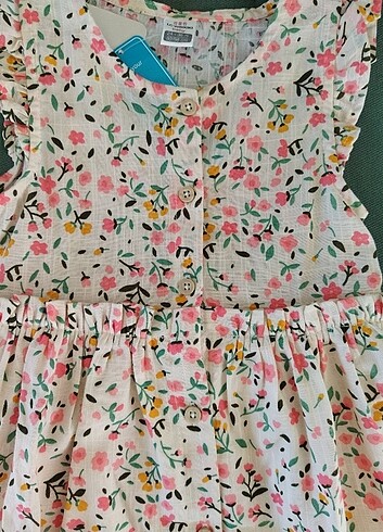 LC Waikiki Bebek Keten elbise