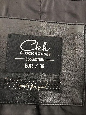 C&A Siyah deri ceket
