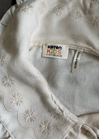 Nakış detaylı bebe yaka gömlek - Görsel 6