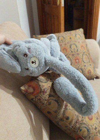 Gri Peluş Kulaklık Kulaklık Kılıfı - Görsel 3