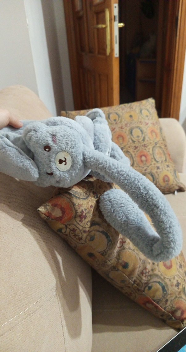 Gri Peluş Kulaklık Kulaklık Kılıfı - Görsel 3